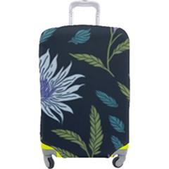 Abstract Floral- Ultra-stead Pantone Fabric Luggage Cover (large) by shoopshirt