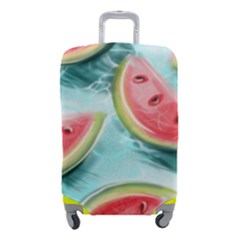 Watermelon Fruit Juicy Summer Heat Luggage Cover (small) by uniart180623