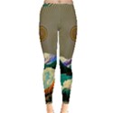 Surreal Art Psychadelic Mountain Inside Out Leggings View1