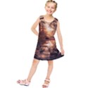 Trees Sunset Mist Kids  Tunic Dress View1