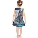 Castle Storm Sea Kids  Tunic Dress View2