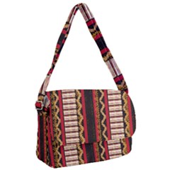 Textile Pattern Abstract Fabric Courier Bag by pakminggu