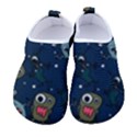 Monster Alien Pattern Seamless Background Women s Sock-Style Water Shoes View1