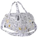 Doodle Seamless Pattern With Autumn Elements Burner Gym Duffel Bag View2