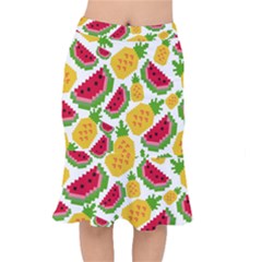 Watermelon -12 Short Mermaid Skirt by nateshop