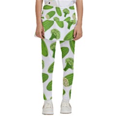 Vegetable Pattern With Composition Broccoli Kids  Skirted Pants by pakminggu