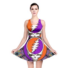 Gratefuldead Grateful Dead Pattern Reversible Skater Dress by Cowasu