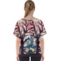 Tree-moon-night-sky-landscape V-Neck Dolman Drape Top View2