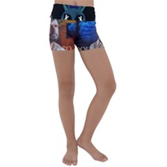 Adobe Express 20230807 1249100 1 Fb Img 1694012935321 Fb Img 1694012925239 Pngfind Com-league-of-legends-png-3243460 Kids  Lightweight Velour Yoga Shorts by 94gb