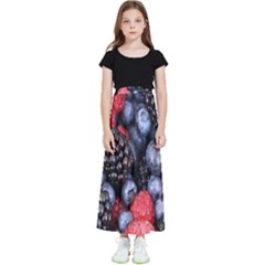 Berries-01 Kids  Flared Maxi Skirt by nateshop