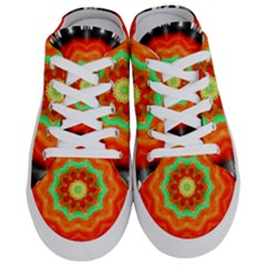 Abstract-kaleidoscope-colored Half Slippers by Bedest