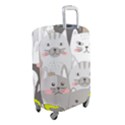 Cute Cats Seamless Pattern Luggage Cover (Small) View2