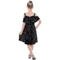 Mathematics  Physics Maths Math Pattern Kids  Cut Out Shoulders Chiffon Dress View2