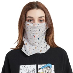 Terrazzo Natural Stone Pattern Art Face Covering Bandana (two Sides) by pakminggu