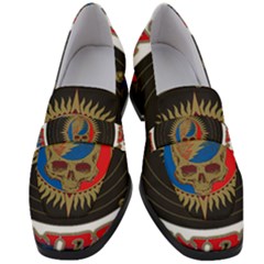 The Grateful Dead Women s Chunky Heel Loafers by Cowasu