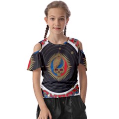 The Grateful Dead Kids  Butterfly Cutout T-shirt by Cowasu