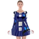 Tardis-doctor-who Long Sleeve Skater Dress View1