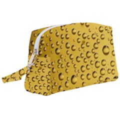 Beer Bubbles Wristlet Pouch Bag (large) by Cowasu