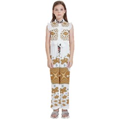 Kue Jahe Sukabumi Kids  Sleeveless Ruffle Edge Band Collar Chiffon One Piece by imanmulyana