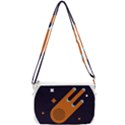 Meteor-meteorite-space-comet Double Gusset Crossbody Bag View2