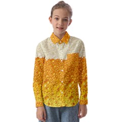 Bubble-beer Kids  Long Sleeve Shirt by Sarkoni