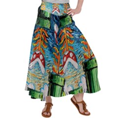 Game Starry Night Doctor Who Van Gogh Parody Women s Satin Palazzo Pants by Sarkoni