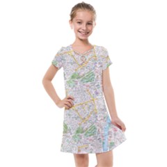 London City Map Kids  Cross Web Dress by Bedest