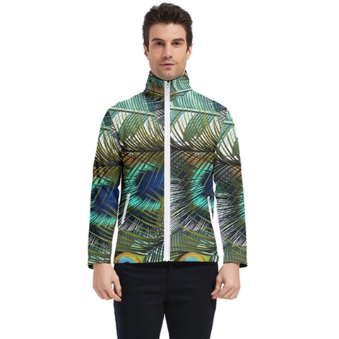 Peacock Feathers Men s Bomber Jacket by Bedest