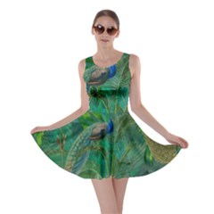 Peacock Paradise Jungle Skater Dress by Bedest