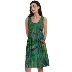 Peacock Paradise Jungle Classic Skater Dress by Bedest