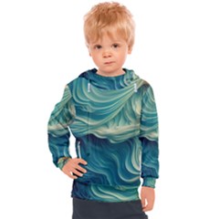 Art Pattern Artis Hands Illustration Kids  Hooded Pullover by Ravend