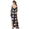 Book Collection In Brown Wooden Bookcases Books Bookshelf Library Maxi Chiffon Cover Up Dress View2