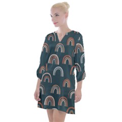 Vintage Open Neck Shift Dress by zappwaits