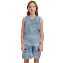 Denim,11 Kids  Basketball Mesh Set