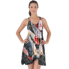 Koi Fish Nature Show Some Back Chiffon Dress by Ndabl3x