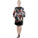 Koi Fish Nature Open Neck Shift Dress View2