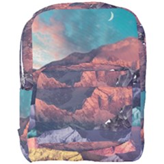 Adventure Psychedelic Mountain Full Print Backpack by Ndabl3x