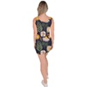 Flower Grey Pattern Floral Bodycon Dress View4