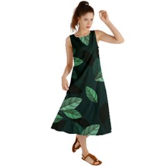 Foliage Summer Maxi Dress by HermanTelo