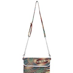 Fractal Strange Unknown Abstract Mini Crossbody Handbag by Proyonanggan