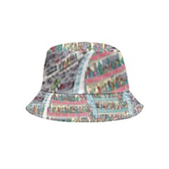 Abstract Painting Space Cartoon Bucket Hat (kids) by Grandong