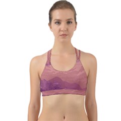 Aesthetic Pixel Art Landscape Back Web Sports Bra by Sarkoni