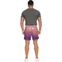 Aesthetic Pixel Art Landscape Men s Runner Shorts View4