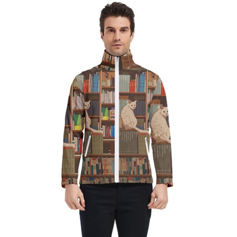 Library Aesthetic Men s Bomber Jacket by Sarkoni