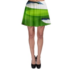 Golf Course Par Green Skater Skirt by Sarkoni