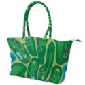 Golf Course Par Golf Course Green Canvas Shoulder Bag View1