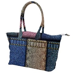 Jeans, Background, Color, Desenho, Shapes, Texture Canvas Shoulder Bag by nateshop