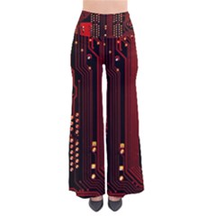 Technology Computer Circuit So Vintage Palazzo Pants by Sarkoni