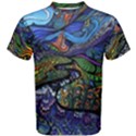 Psychedelic Landscape Men s Cotton T-Shirt View1