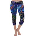 Psychedelic Landscape Capri Yoga Leggings View1